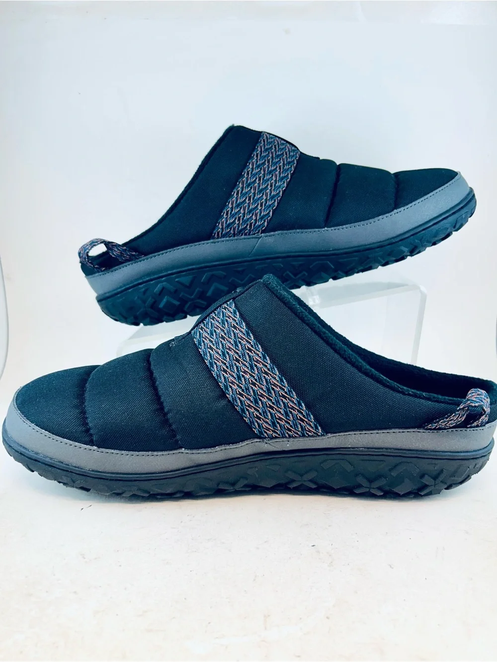 Chaco Men's Black Graphite Ramble Rugged Canvas Clog Slippers size 13 EU 46